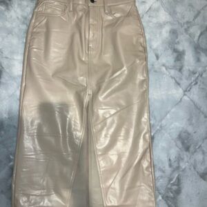 Abercrombie & Fitch Tan Maxi Pencil Skirt with Cargo Style for Night Out